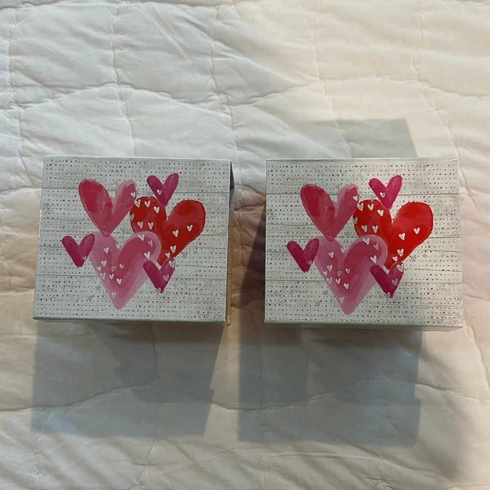 (2) Valentine Day Gift Boxes
